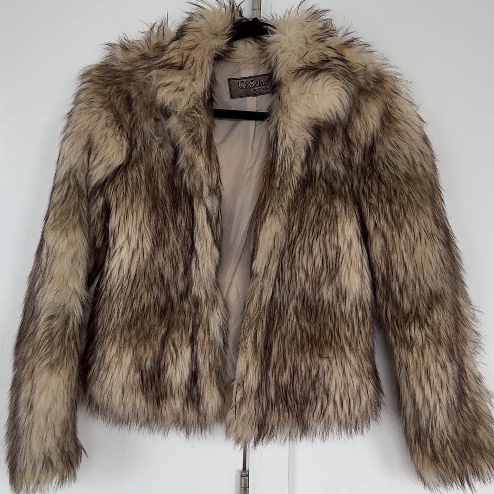 Faux Fur Vintage Jacket